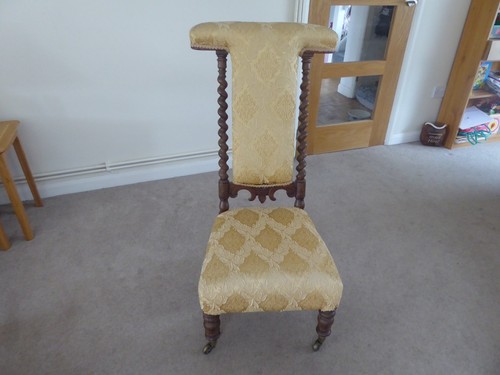 Antique prayer chair - antique,