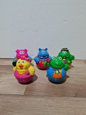 Playskool Animal Weebles Bundle Of 5 - Frog Chicken Hippo Crocodile & Pig
