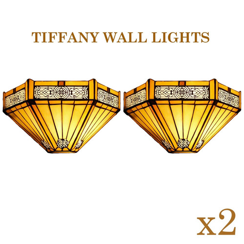 Tiffany style multicolor pair - style,