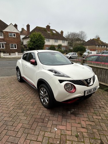 White nissan juke - nissan, 5