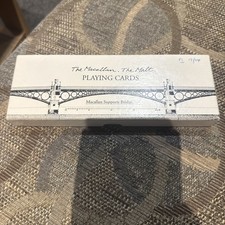 THE MACALLAN WHISKY BRIDGE PLAYING CARDS  THE MALT  2 COMPLETE DECKS COLLECTABLE