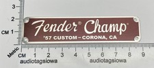 Fender Champ Logo for Amp or