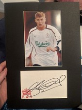 Steven Gerrard Signed Photo