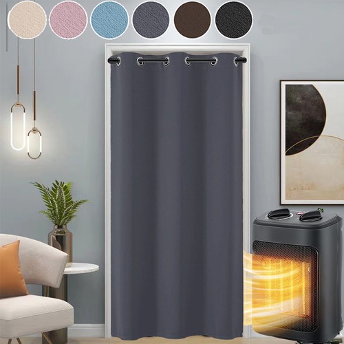 Thermal blackout door curtain - thermal,