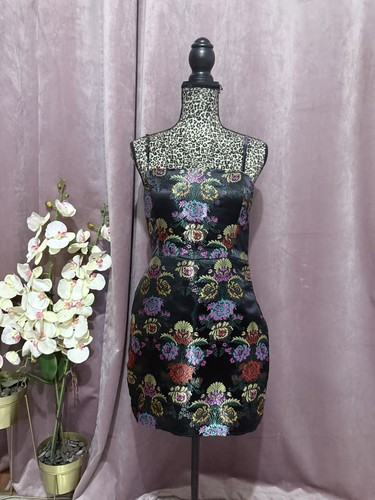 Zara black floral oriental - zara,