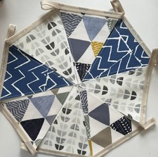 Handmade Oilcloth Bunting -