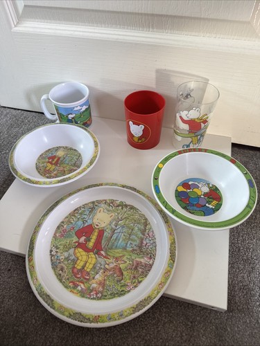 Vintage rupert bear plastic - rupert,