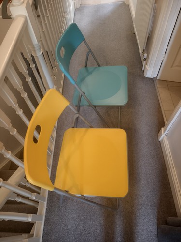 Ikea plastic foldable chairs - ikea,
