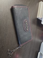 Billy Bag Navy Leather Large