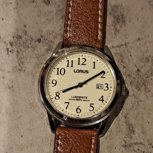 Mens lorus lumibrite watch new - mens,