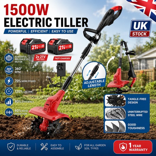 Cordless cultivator rotavator - cordless,
