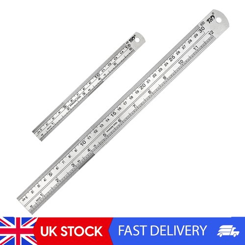 Stainless steel ruler - ruler, set