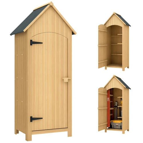 Wooden small garden shed - small,