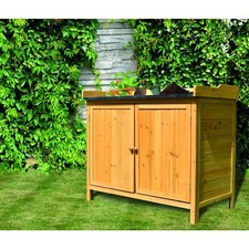 Planting Table Wood Raised Bed