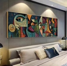 Unframed picasso style canvas - unframed,
