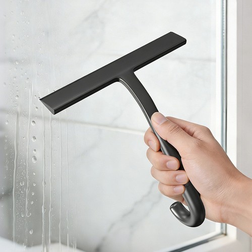 Shower squeegee with - with, built-in