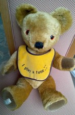 Amazing 16" Merrythought Musical Mohair Bear All Original circa 1960