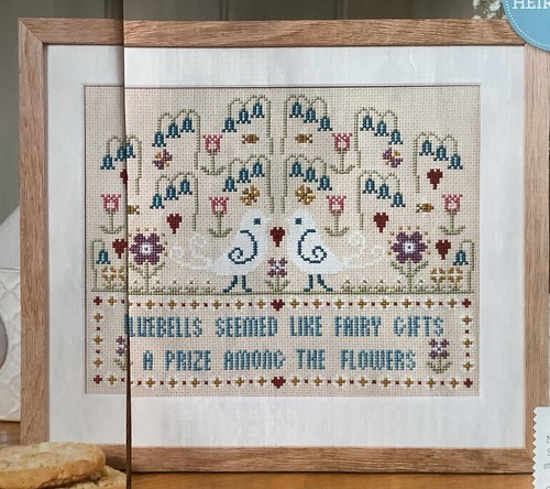 Cross stitch chart bluebell - cross,