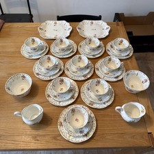 Late Victorian 36 Piece Tea
