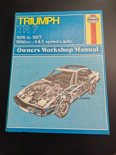 Triumph tr7 haynes workshop - triumph,