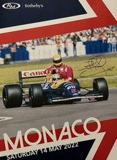 Nigel Mansell signed 'Taxi for