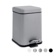 Bathroom Pedal Bin, Square