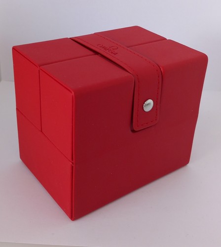 Genuine omega red faux leather - red,