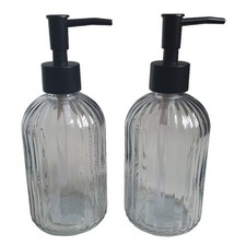 Vintage ribbed glass soap - vintage,