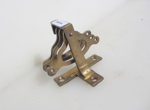 Victorian brass servant bell - victorian,