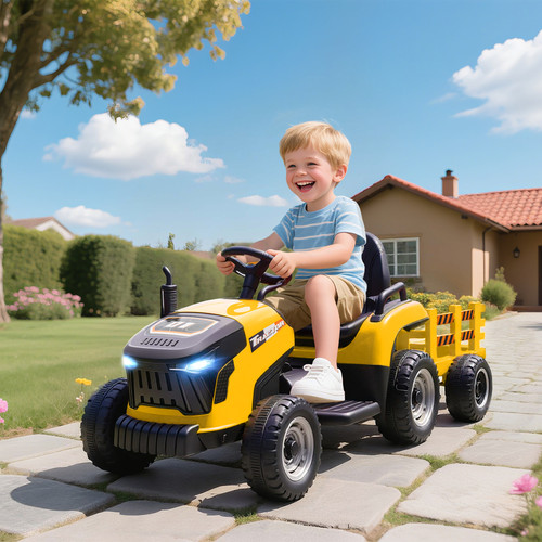 Ride tractor and trailer - ride,