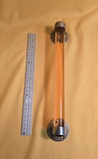 ART DECO PINK SOLID GLASS SHOP DOOR HANDLE C.1930