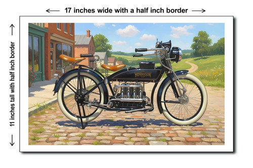 1915 henderson four motorcycle - 1915,
