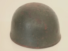 ORIGINAL WW2 BRITISH PARATROOPER AIRBORNE STEEL HELMET GLIDER RAC ARMOURED CORPS