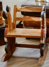 Wooden Handmade children’s chair with Mickey Mouse, 67 x 48 cm. 