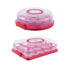 Cake Carrier with Lid Cupcake