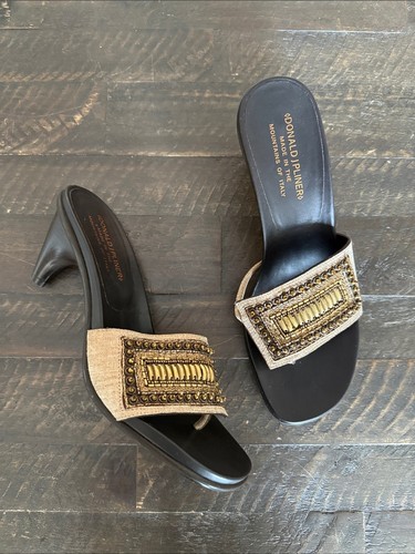 Donald pliner vintage beaded - donald,