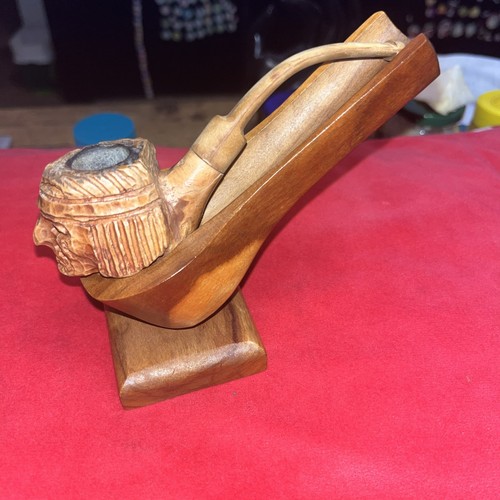 Vintage tobacco pipe - tobacco,