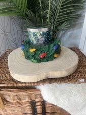 Homework By Harry Slatkin Christmas Lights Pedestal  & Tree Farm Lane Candle