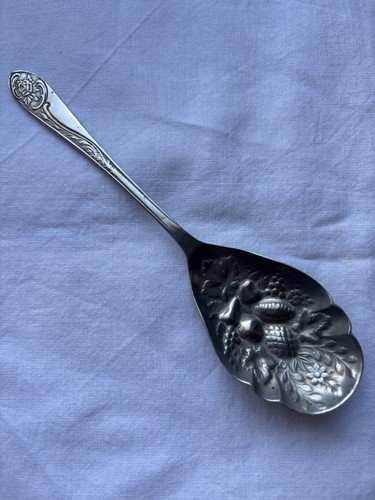 Antique silver plated berry - berry, or