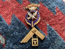 Masonic Past Master's Jewel Acqila Lodge SOLID SILVER  1959 John Robert Howard