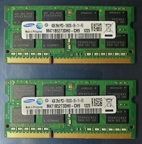 Samsung 8gb 2x4gb - ddr3, 2rx8