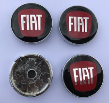 4x Fiat Alloy Wheel Hub Centre