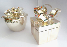 Lori Greiner Set of TWO Sterling Silver Safekeeper Jewellery Boxes