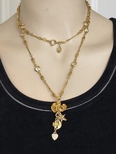 KIRK’S FOLLY Necklace Angel Cherub Fairy Star Moon Heart Pendant + Watch Charm