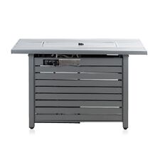 Fire Mountain Rectangular Gas Outdoor Fire Pit & Cover, 106 x 51 x 62cm