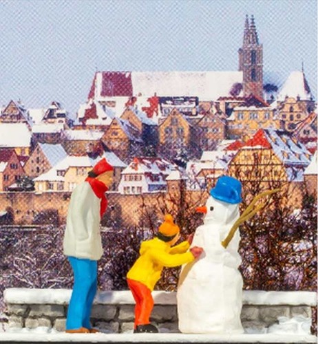 Snowman motif box - snowman,