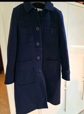 Boden Navy Blue Wool Long