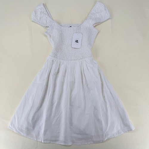 Elodie white smocked mini - elodie,