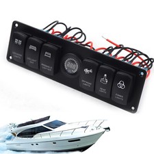 6-Gang 12V LED Light Switch