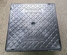 Wavin Osma 315mm Multi-Base Inspection Chamber Cover and Frame 4D969 Black